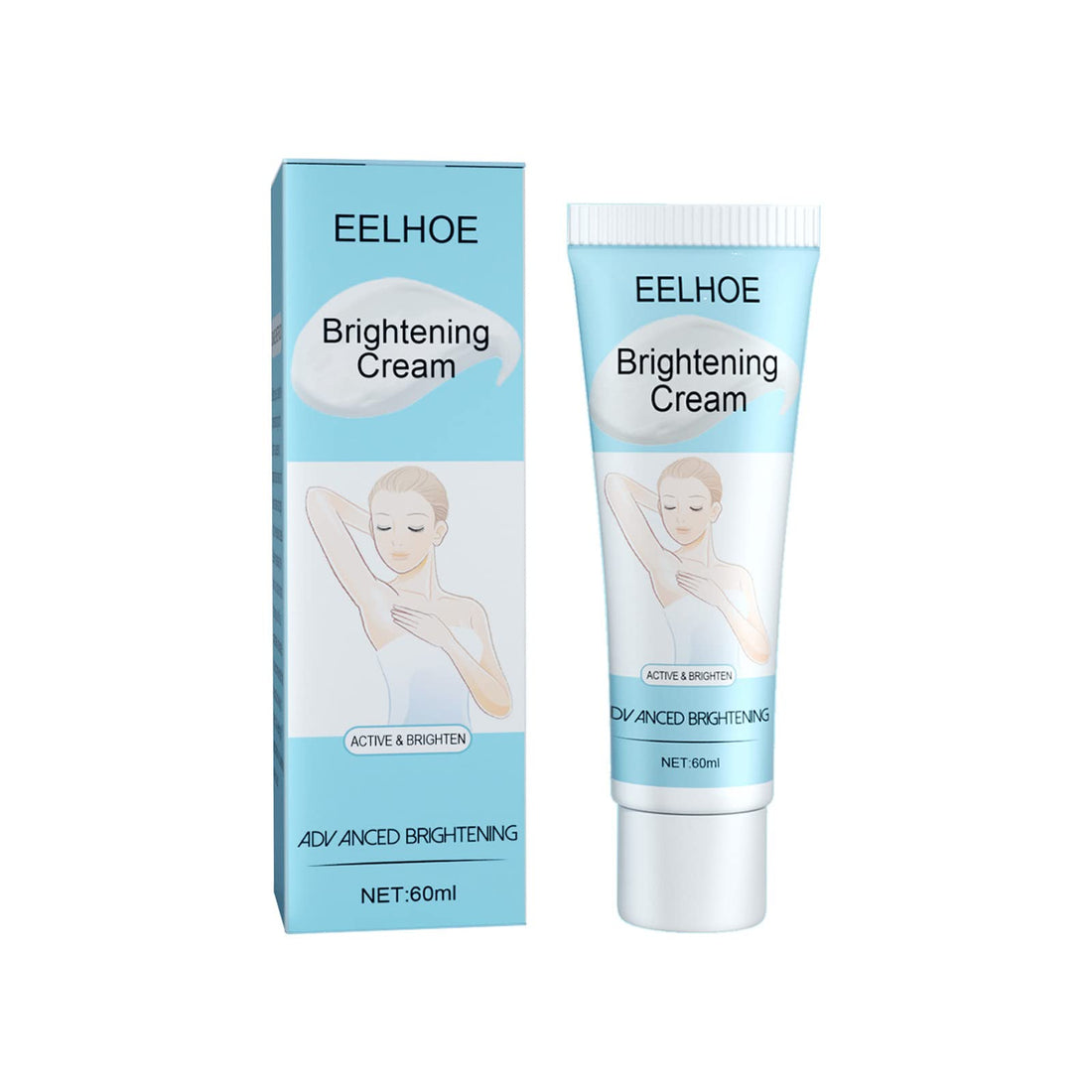 EELHOE Underarm Beauty Cream Moisturizing Hydrating Knee Elbow Concealer Nourishing Delicate and Brightening Skin Tone Body Milk