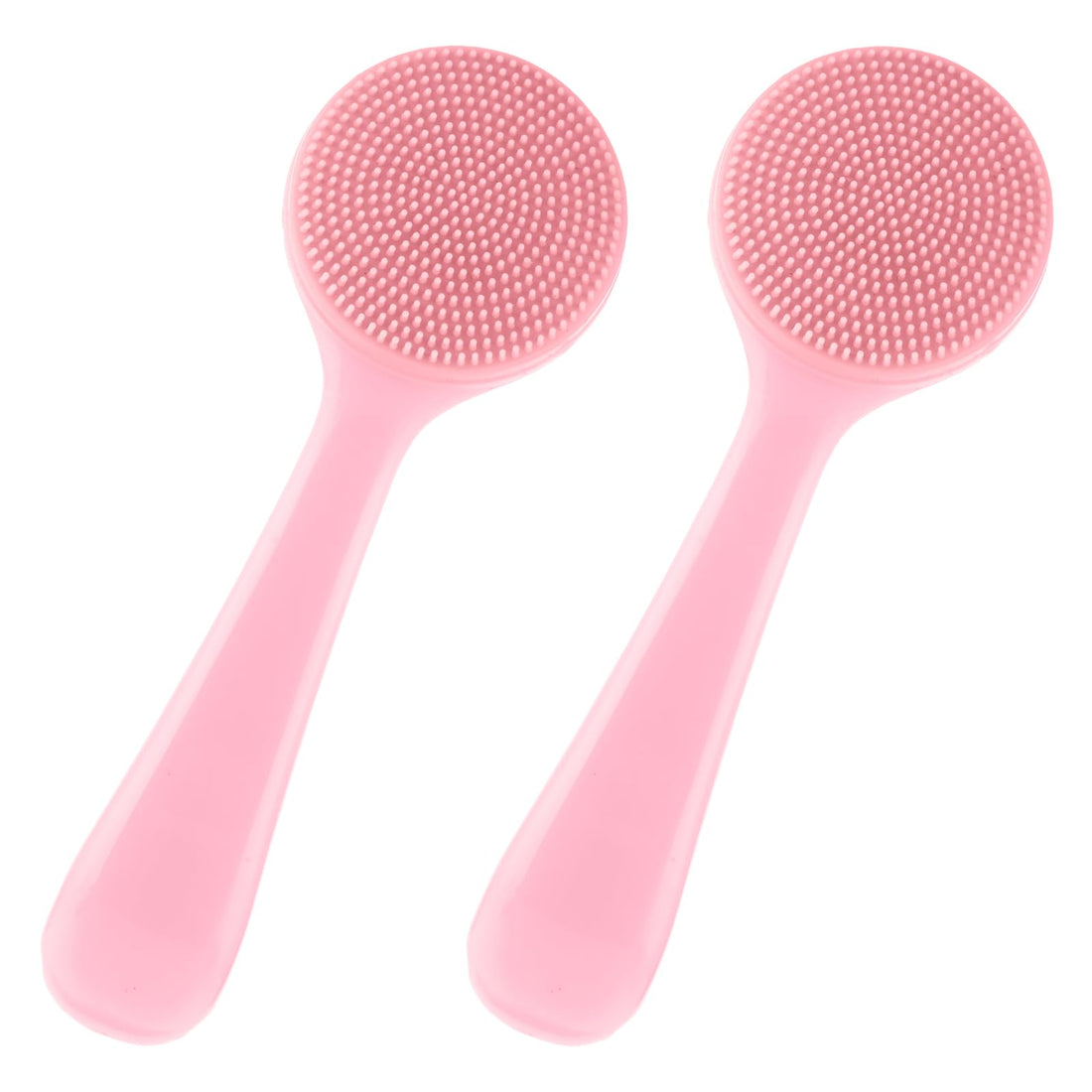 2Pack Pore Cleaning Brush, Manual Face Brush Exfoliator, Silicone Facial Scrub Brushes Skin Face Exfoliator Tool for Blackheads, Whiteheads, Makeup Residues Removal