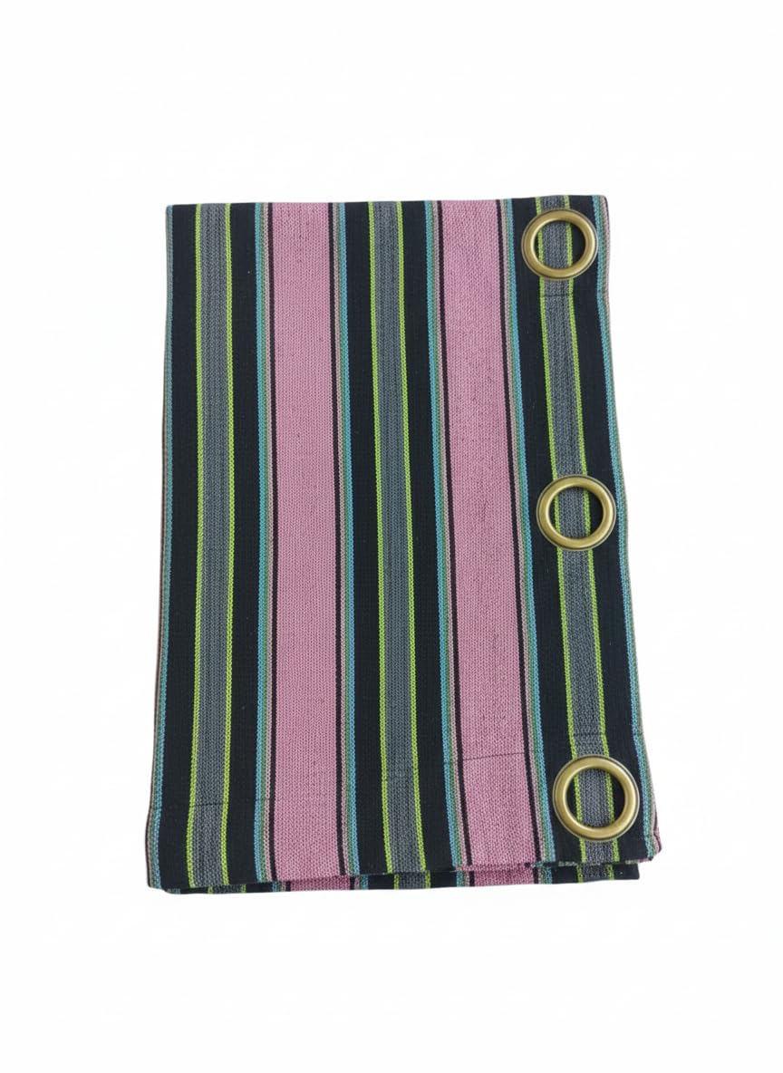 Cotton Balcony Curtain 140x250cm - Practical Design for Privacy and Sun Protection - Suitable for Daily Use Small