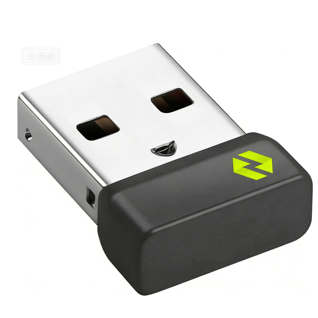 Bolt USB-A Receiver USB Receiver, W126584295 Bolt, Black, Green for Mouse and Keyboard Works with Any Logitech Product That Display The Bolt Logo (ONE Receiver, Connects up to 6 Devices