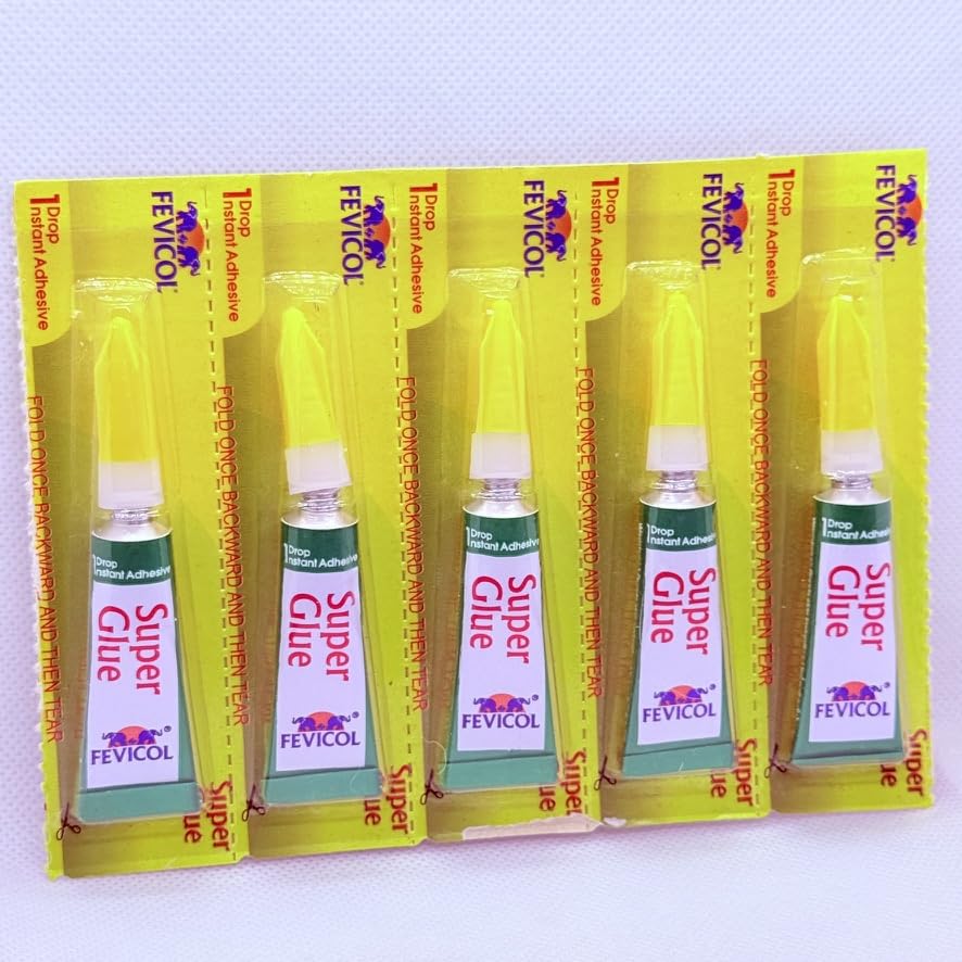 Super Nail Glue – Professional Strong Adhesive for Press On Nails & Artificial Nails | Super Glow Nails - Professional Strong Nail Polish Sticks Sticky Clips (10)
