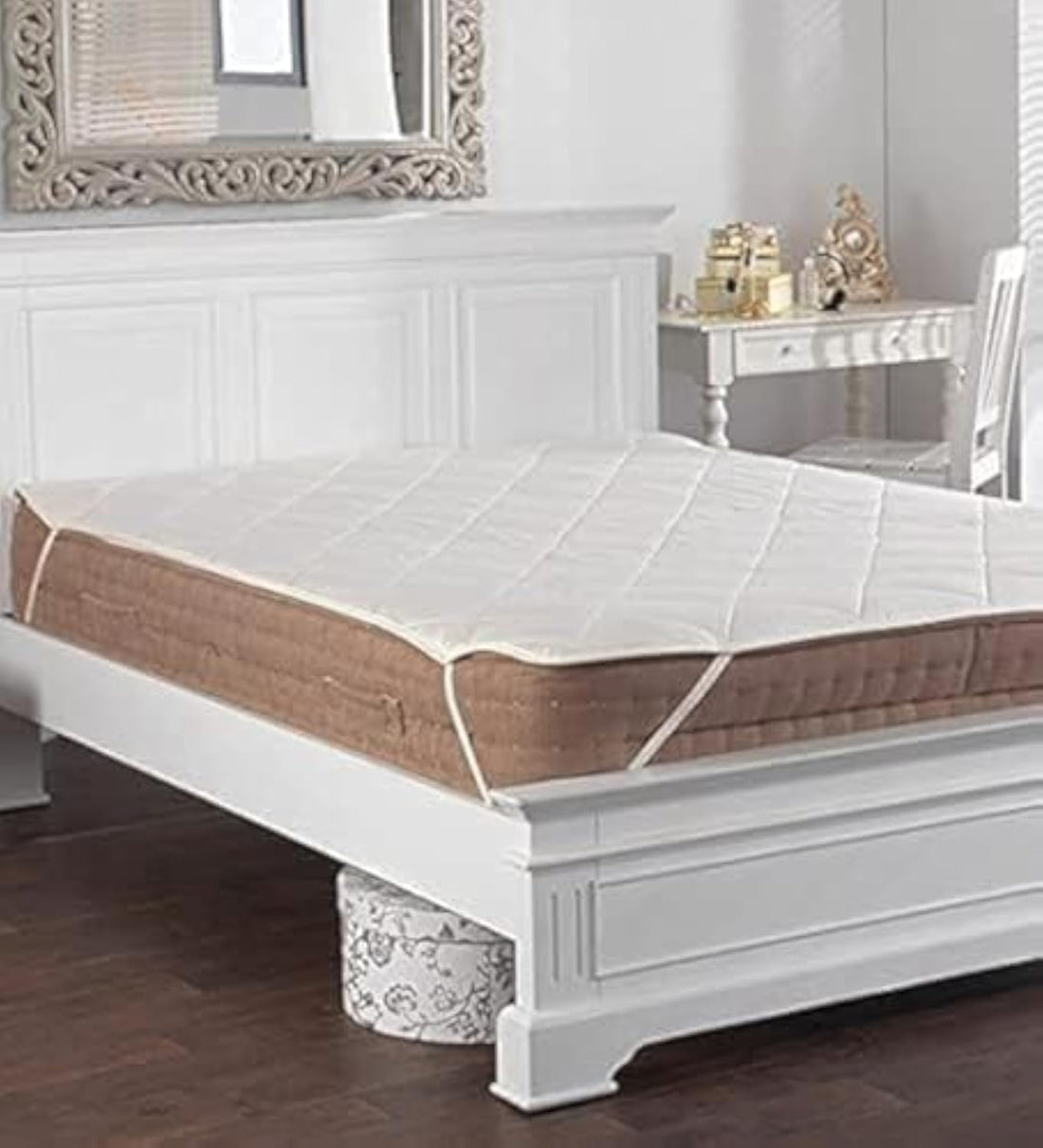 Snooze Tiba Mattress Protector, 100x 200 cm - White