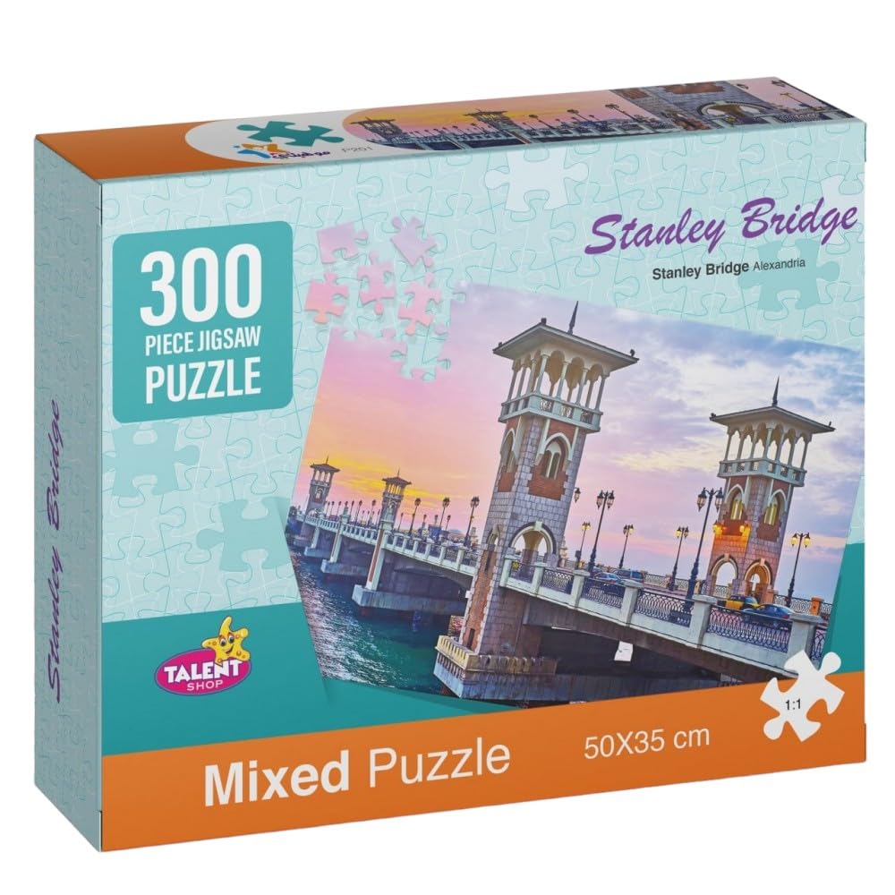 Puzzle 50x36cm 300 Pieces Cubrian Stanley Multicolor R45-2-6