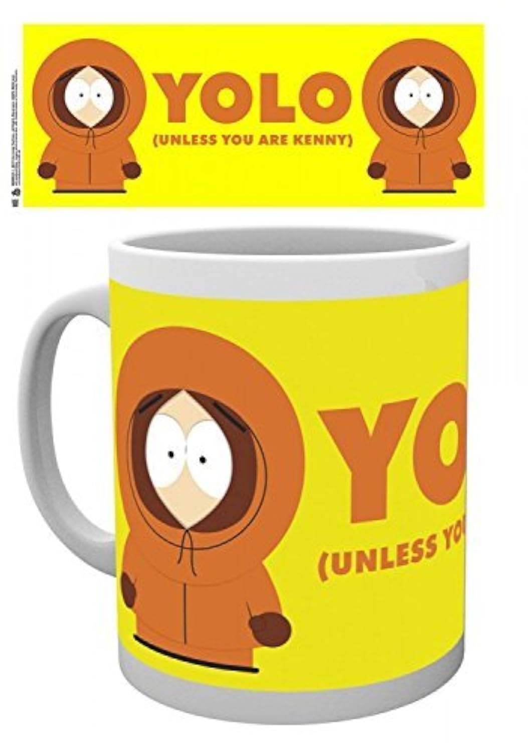 RUAN PP : South Park, Yolo Kenny Mug Photo Coffee Mug 11OZ for Mother Stepmother Sister Aunt in Mother's Day Christmas Birthday Woman's Day New Year's Eve Thanksgiving Easter May Day