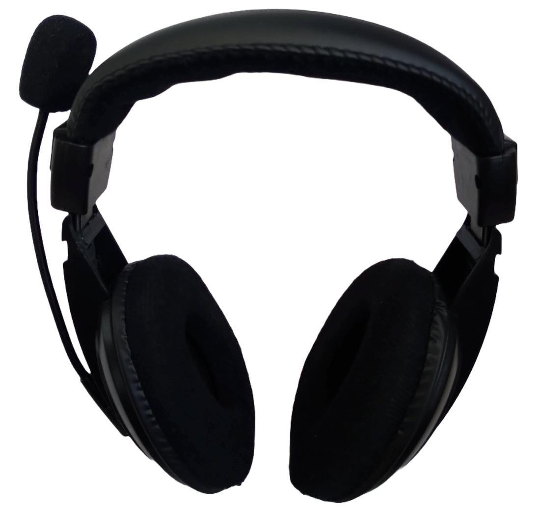 Computer Headset - Computer Headphone(Contains 2 Audio Channels to Determine the Sound Direction of Players Legs) + (Qrcode Included to Download Product Equalizer Software)