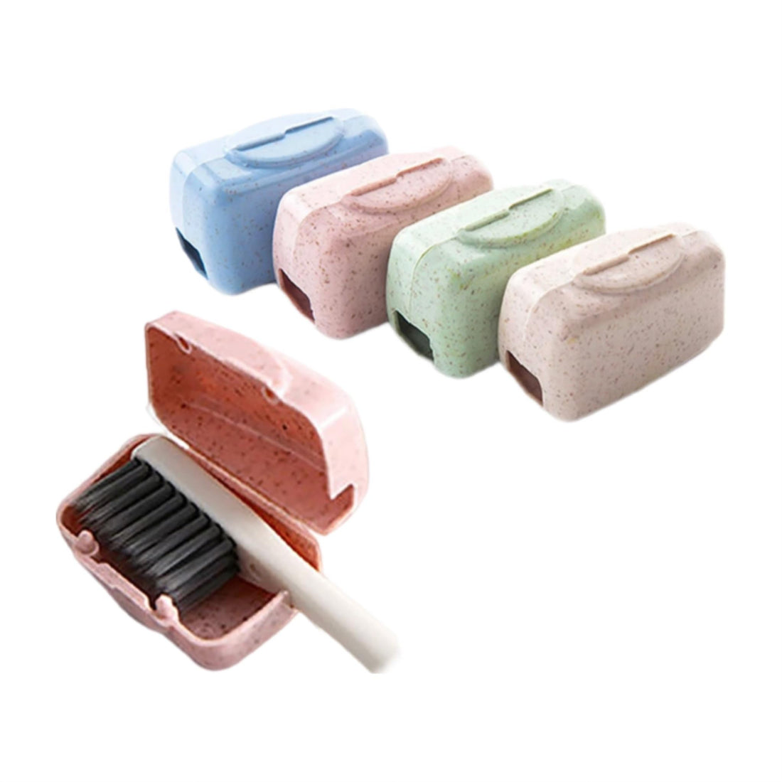 Portable Toothbrush Head Protective Cover Dustproof Head Cover Toothbrush Head Protective Case Cover For Travel Hiking Camping