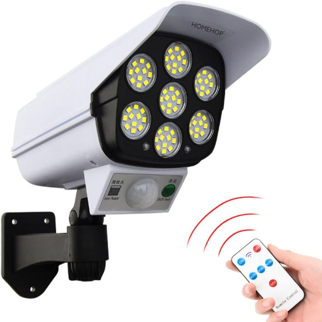 Solar Security Camera Light - Solar Security & Night Surveillance via Wi-Fi - Solarsight Pro 5000 by Prime Shop