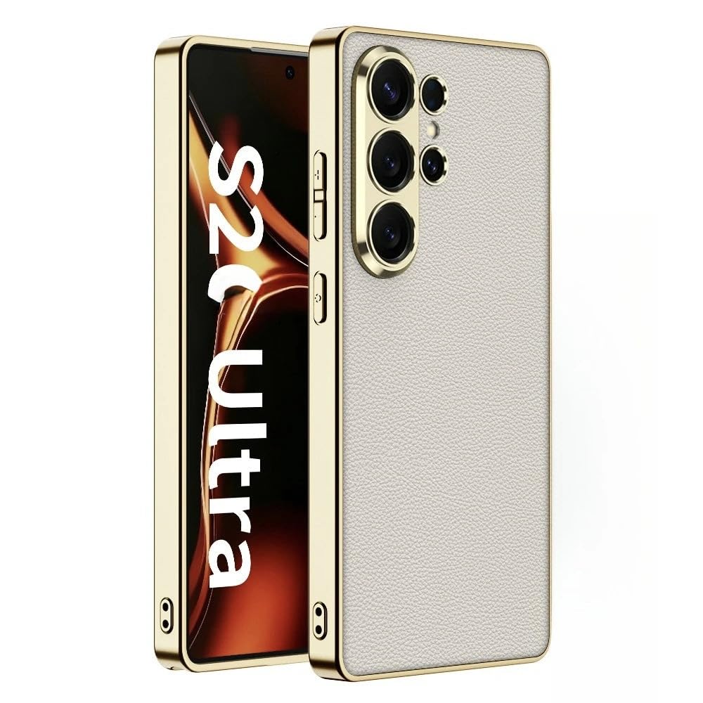 Ultra Thin Case for Samsung Galaxy S26 Ultra, Electroplated Business Case with Camera Protection Luxury Cover (Titanium, Galaxy S26 Ultra)