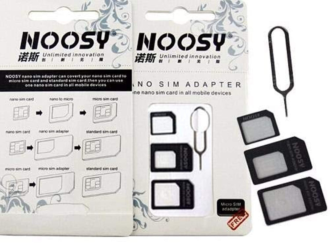 sim card adapters from nano to micro to standards sim cards