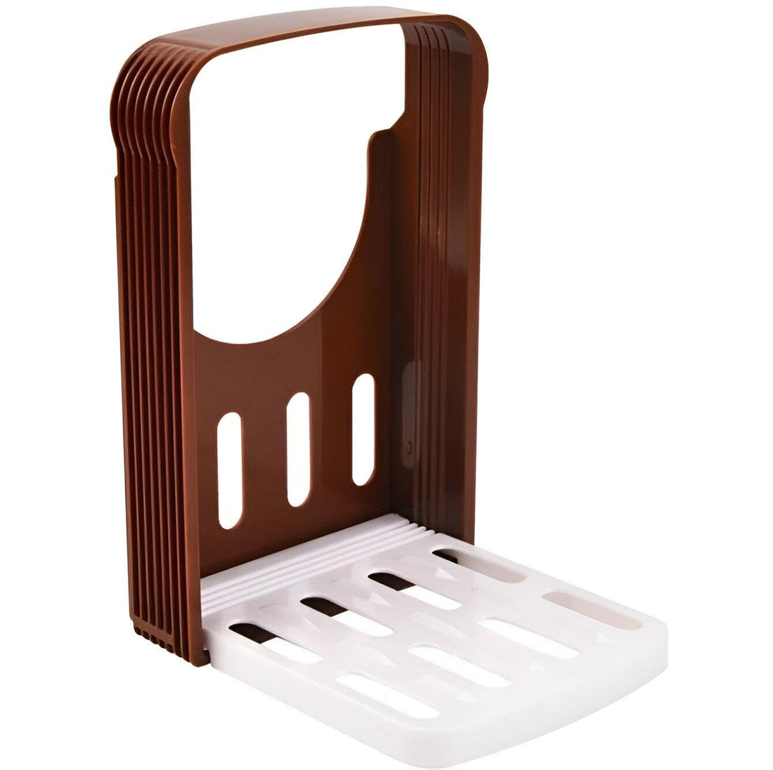 Brown Bread Cutter - Get Even Slices of Homemade Bread with Adjustable and Foldable Bread Loaf Cutter, Perfect for Toast, Sandwiches, and Bread