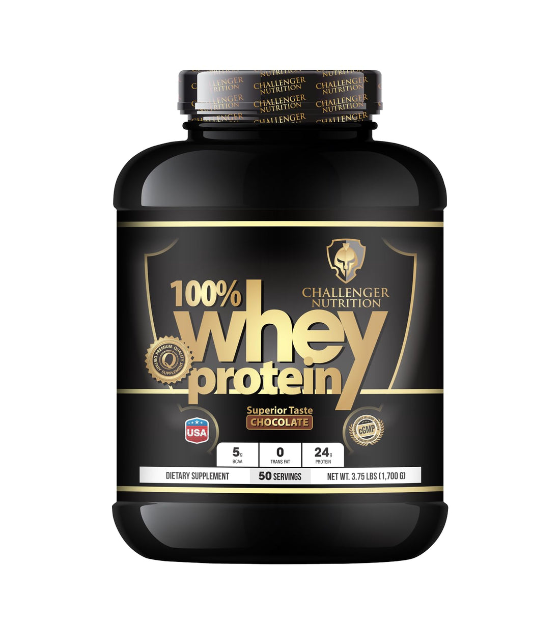 CHALLENGER NUTRITION -WHEY PROTEIN - CHOCOLATE - 50 serv