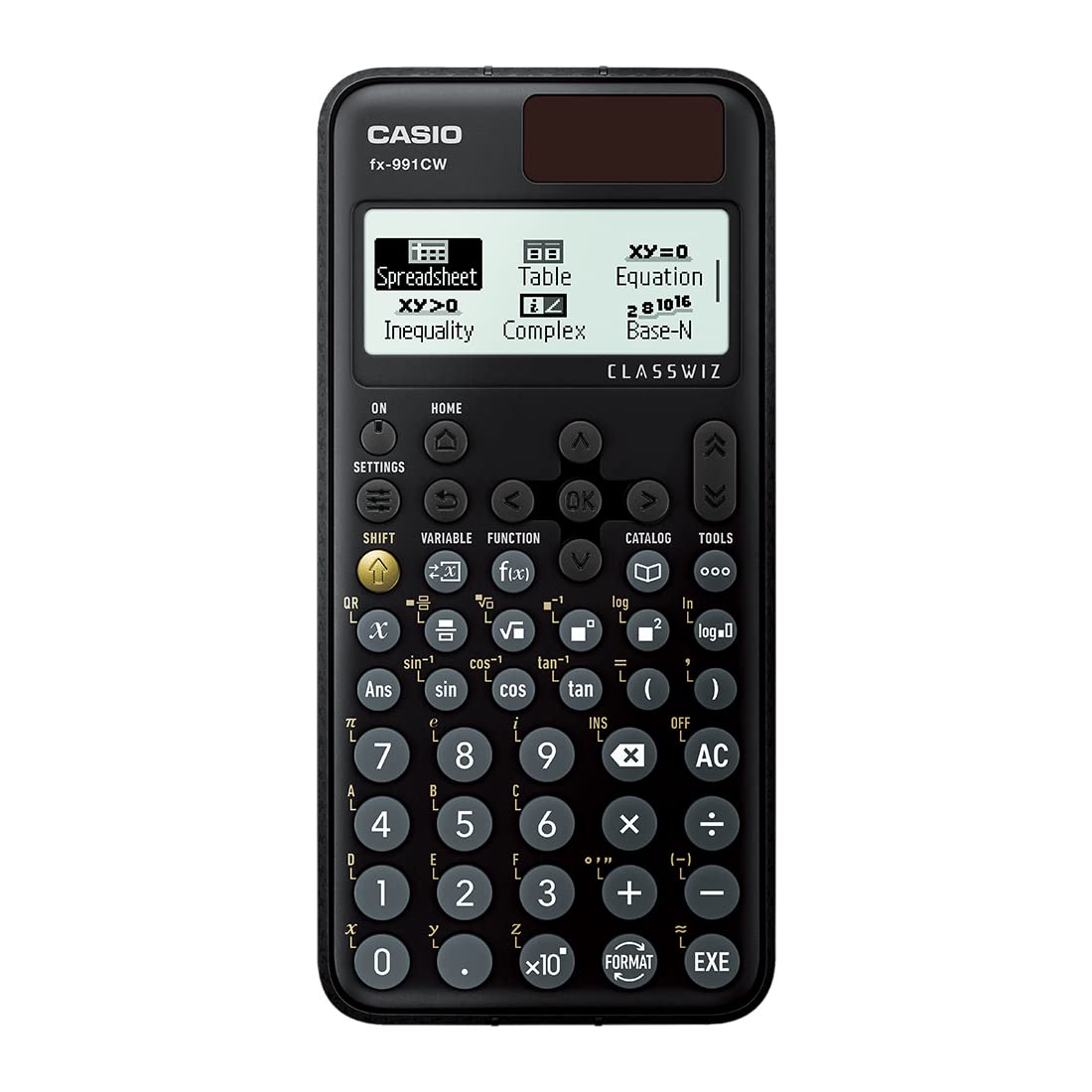 Casio FX-991CW-W-DT Scientific Calculator, Black