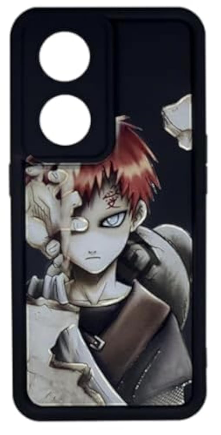 Silicon TPU Case Camera Protection with 3D Anime Prints For Oppo Reno 8T 5G (Gaara)