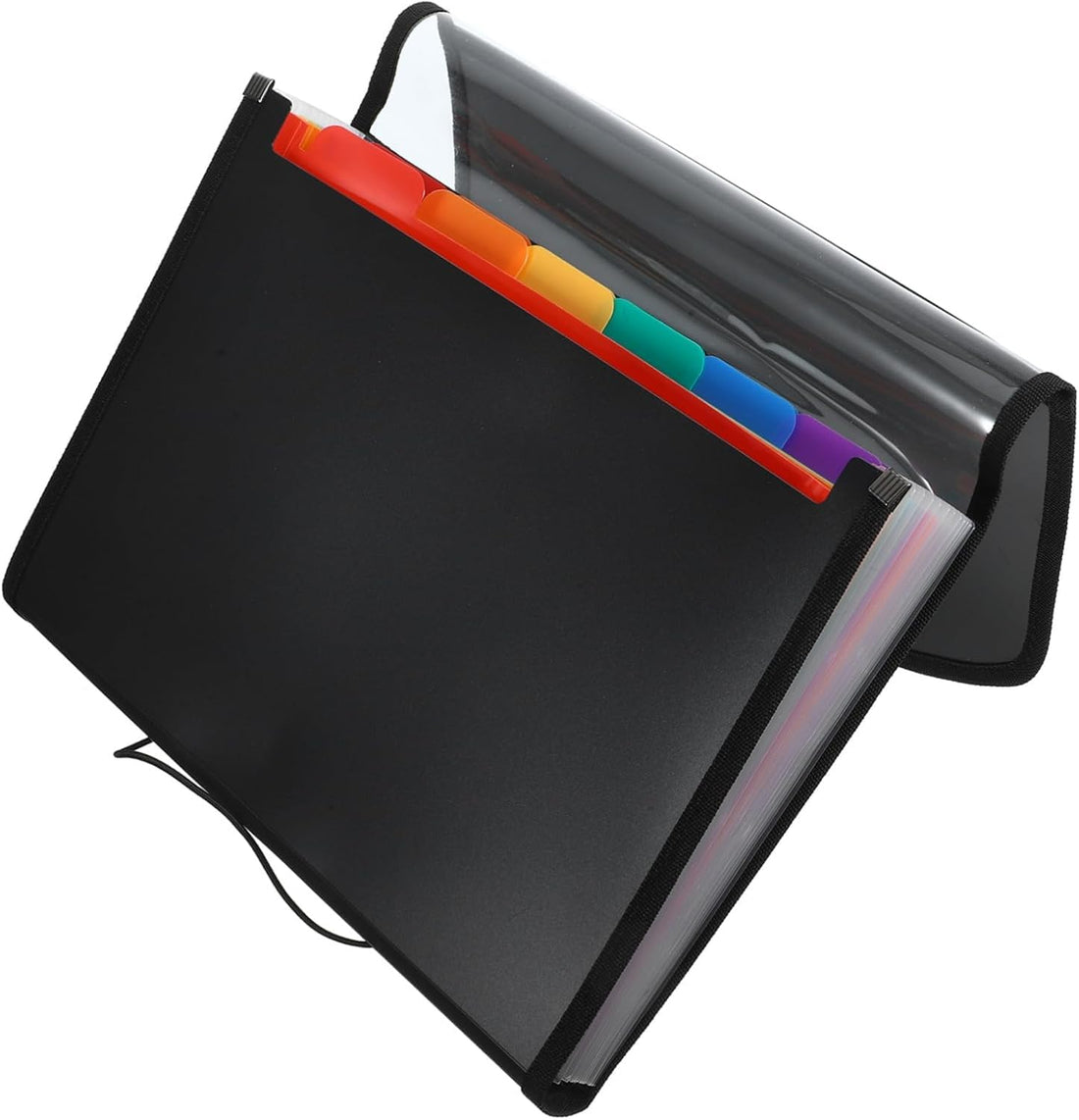 S and A No. ZY8213 Plastic Document Folder with 12 Color Separators
