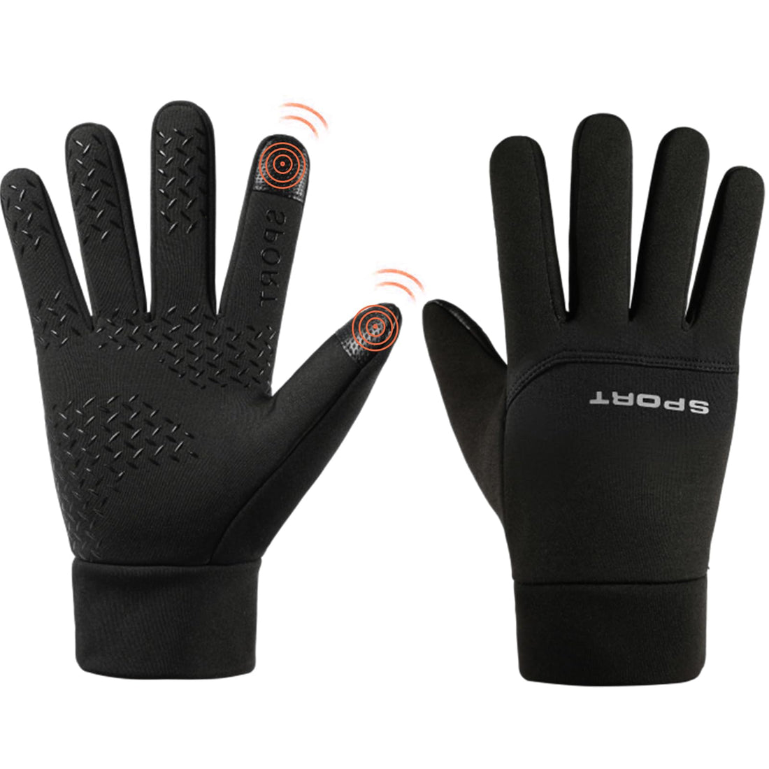 Cycling Gloves Warm Winter Gloves Sports Gloves Touchscreen Cycling Gloves Windproof Non-Slip Gloves for Men Women for Cycling Running Jogging Hiking