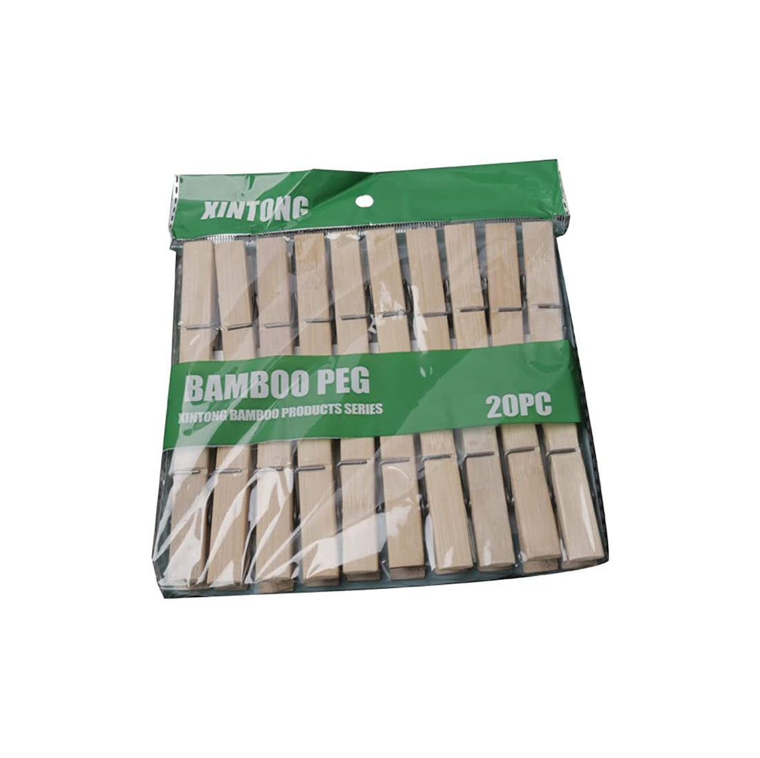 Other Wooden clothespin set, 20 pieces - beige