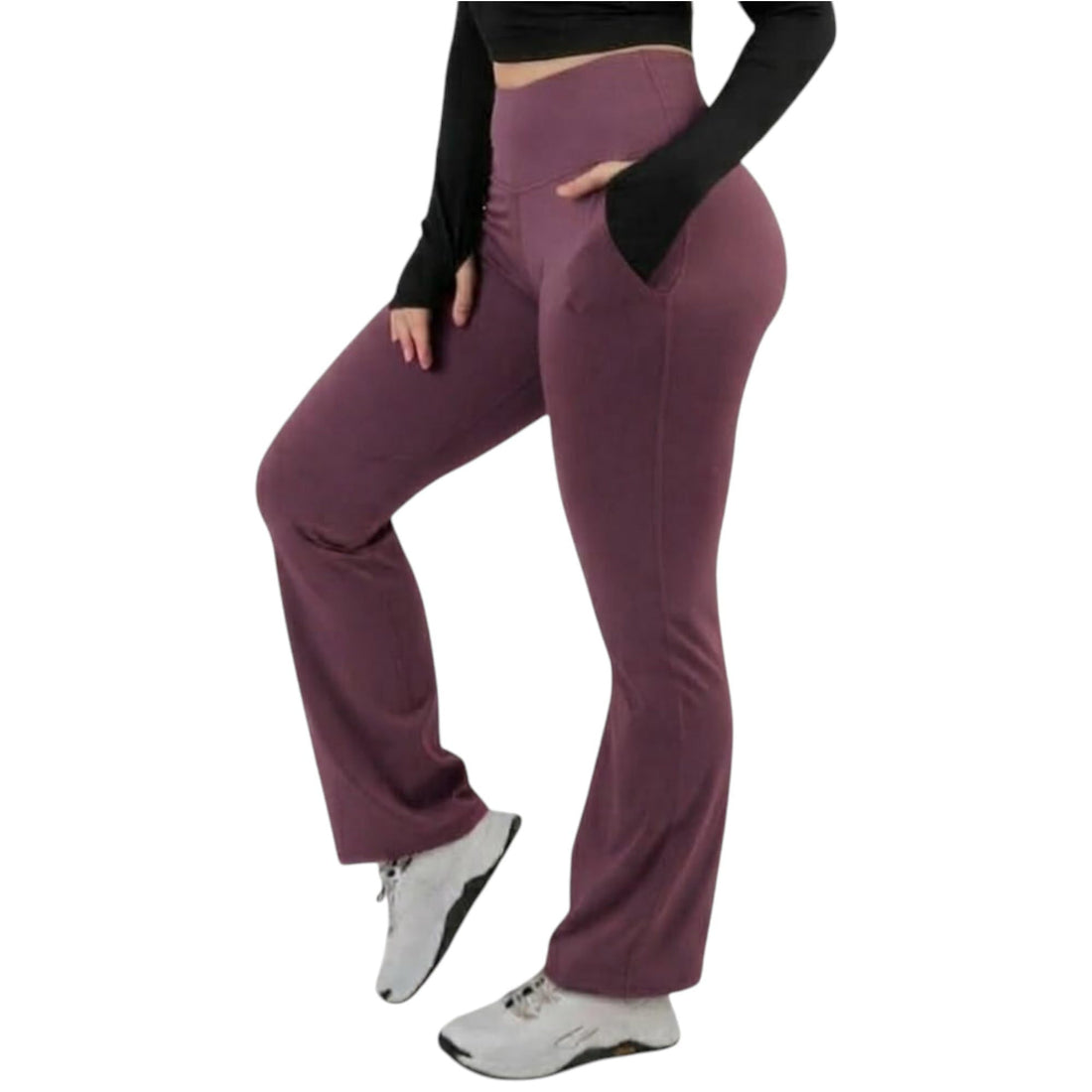 Charleston Women's Leggings with Pocket - Spanish Lycra Elastic Antibacterial Leggings, Women's Charleston Comfortable Gym Yoga Daily Use Body Shape Enhancing
