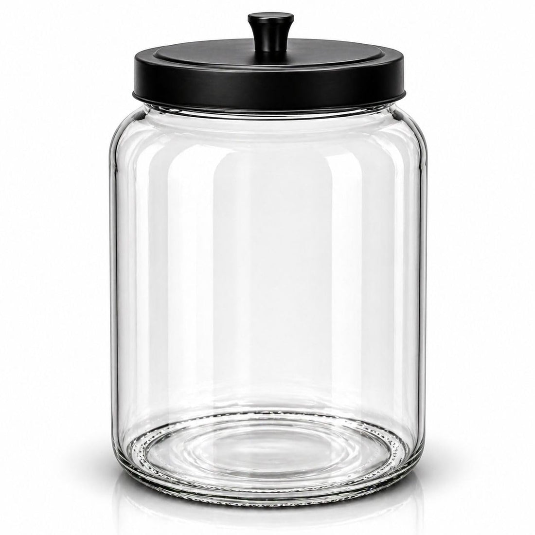 Glass Jar with Airtight Metal Lid Airtight Glass Jar Large Capacity for Pickles, Vegetables and Legumes (3900ml)