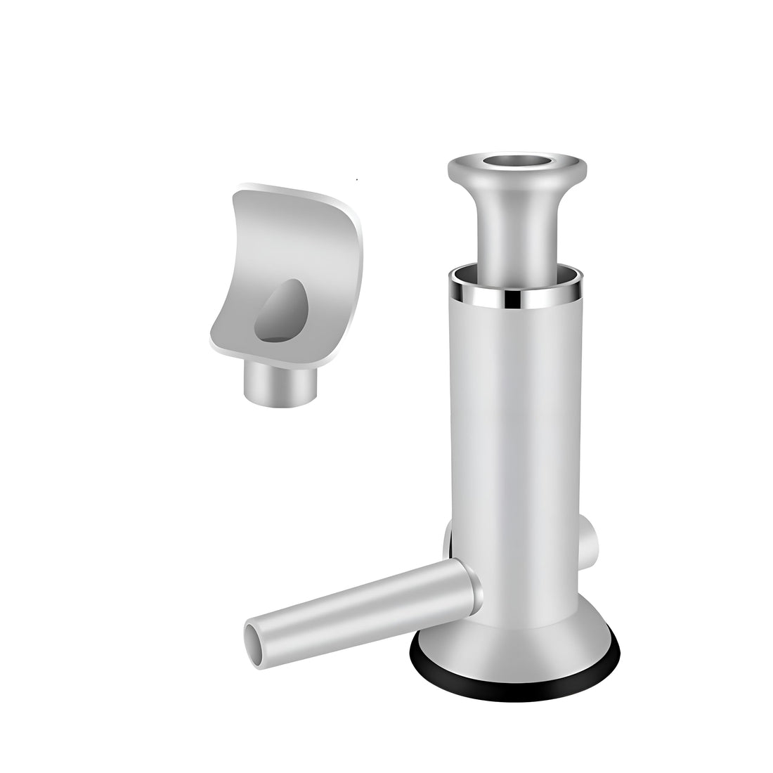 Kitchen Gadget - Versatile handy sausage stuffer for home cooking, perfect for making meatballs and sausages easily, made of high quality silver metal for durability and efficiency