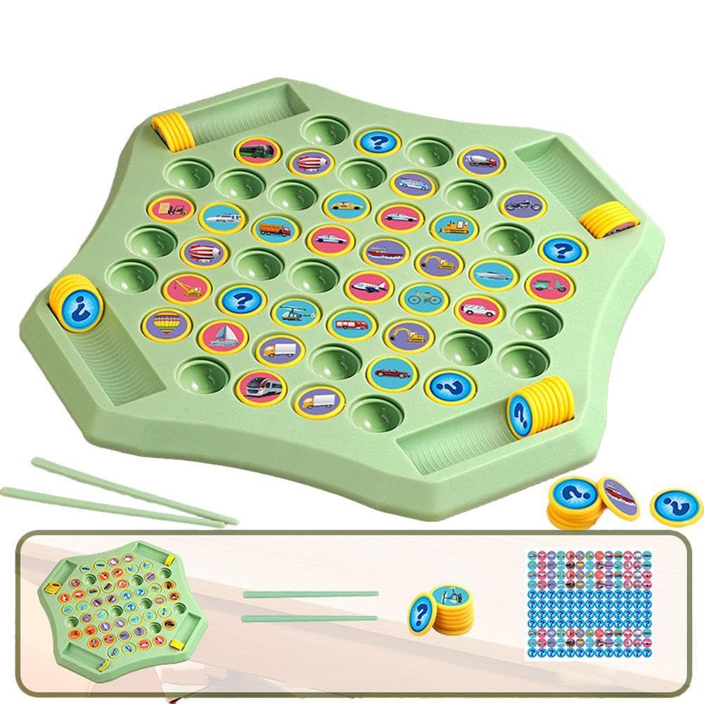 Heart and Match Chess - Attractive board game with 54 sturdy foldable parts. Dual themes provide endless replay value. Encourages bonding through competitive and friendly play. Suitable for parties