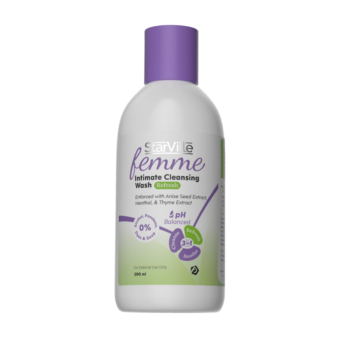 Starville Femme Intimate Cleansing Wash Refresh 200 ml