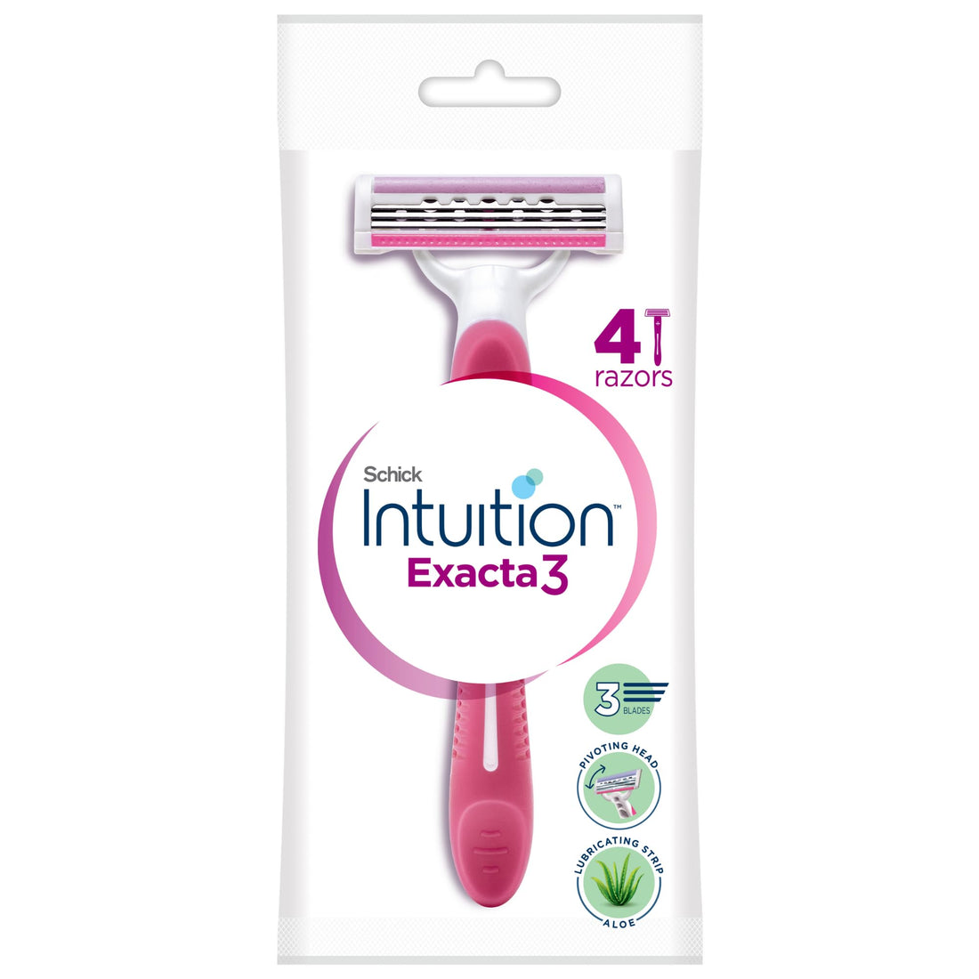 Schick Intuition Exacta3 For Women 4T Razors