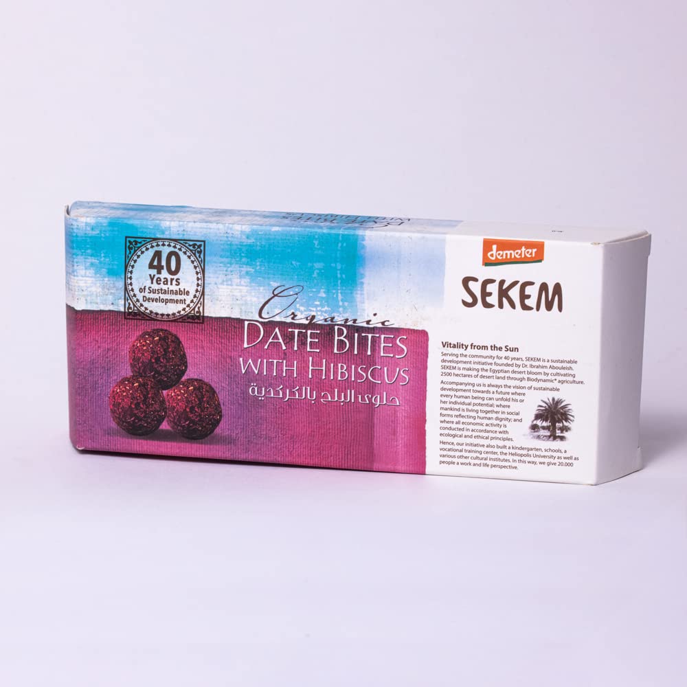 SEKEM Demeter Date Bite with Hibiscus – 120 gm