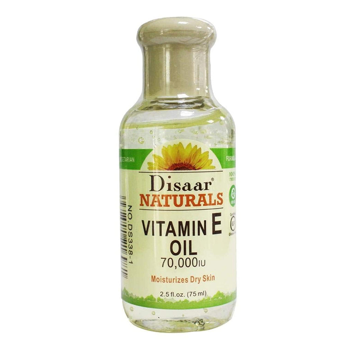 Disaar 70000 IU Naturals Vitamin E Oil, 2.5fl. oz