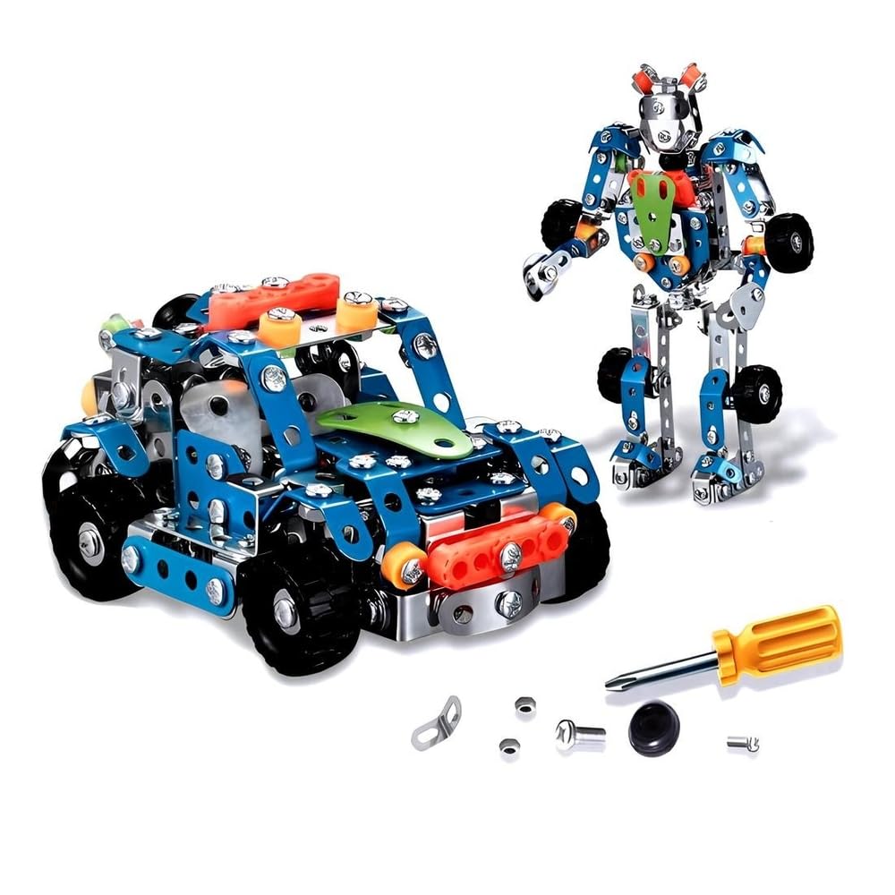 Super Buggy Robot DIY Metal Model Kit, 356 Pieces, 18 Years and Up, Plastic, Building Blocks