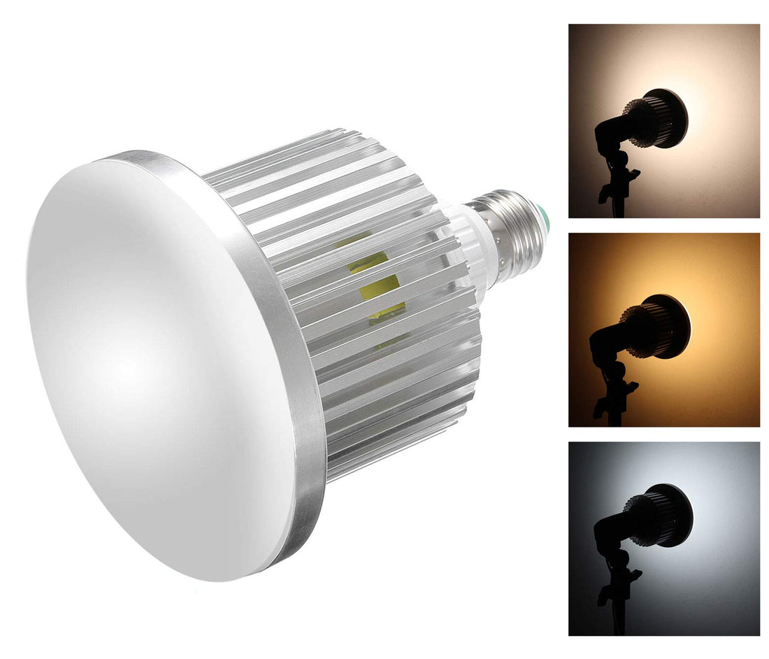 Hersmay 95 LED Video Light 5500K-3200K Dimmable E27 Softbox Studio Continuous Kit for Camera Photography With Wireless Remote Control