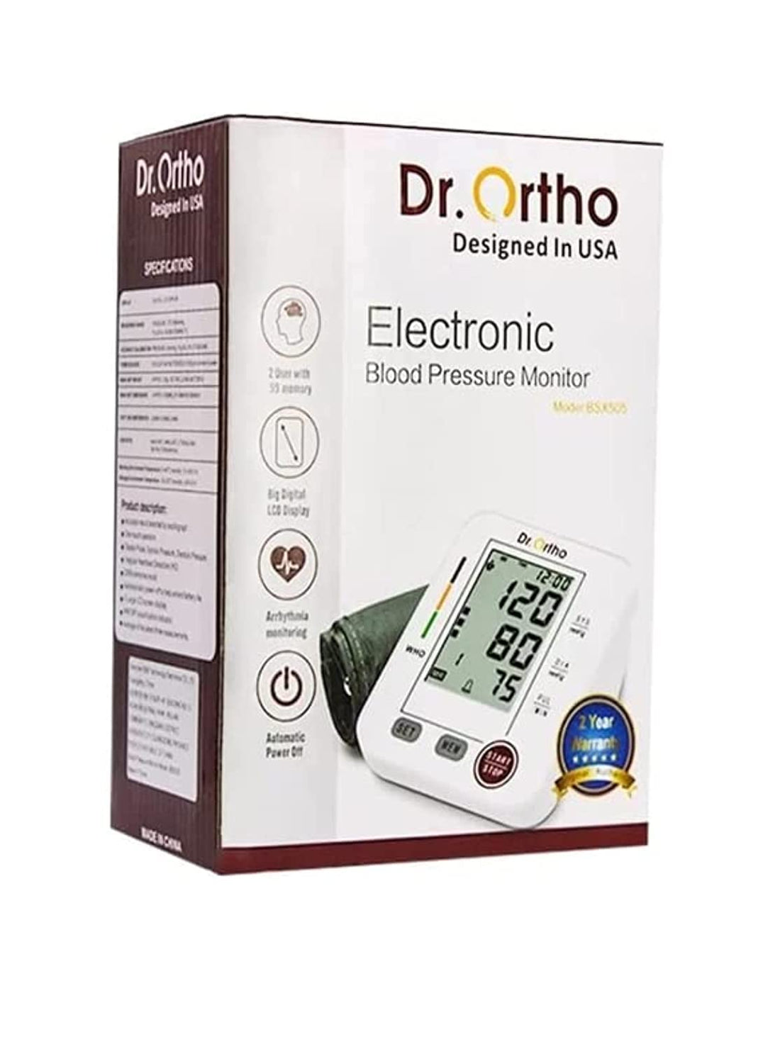 Doctor Ortho Blood Pressure Monitor Digital Pressure Monitor by Dr. Ortho