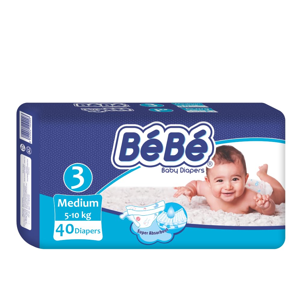 Bebe Baby Diapers Medium (size 3) 40 diapers