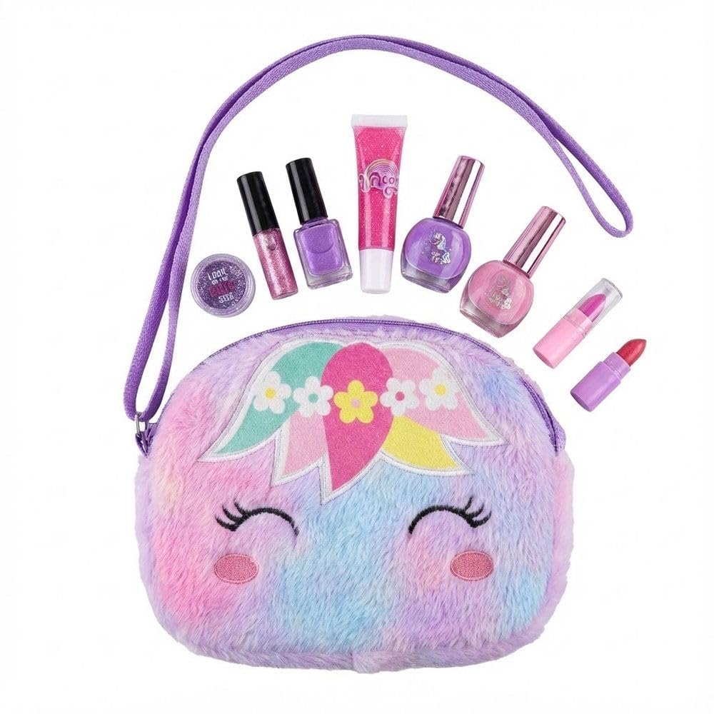Kids Cosmetic Fluffy Shoulder Bag - ZR-54A