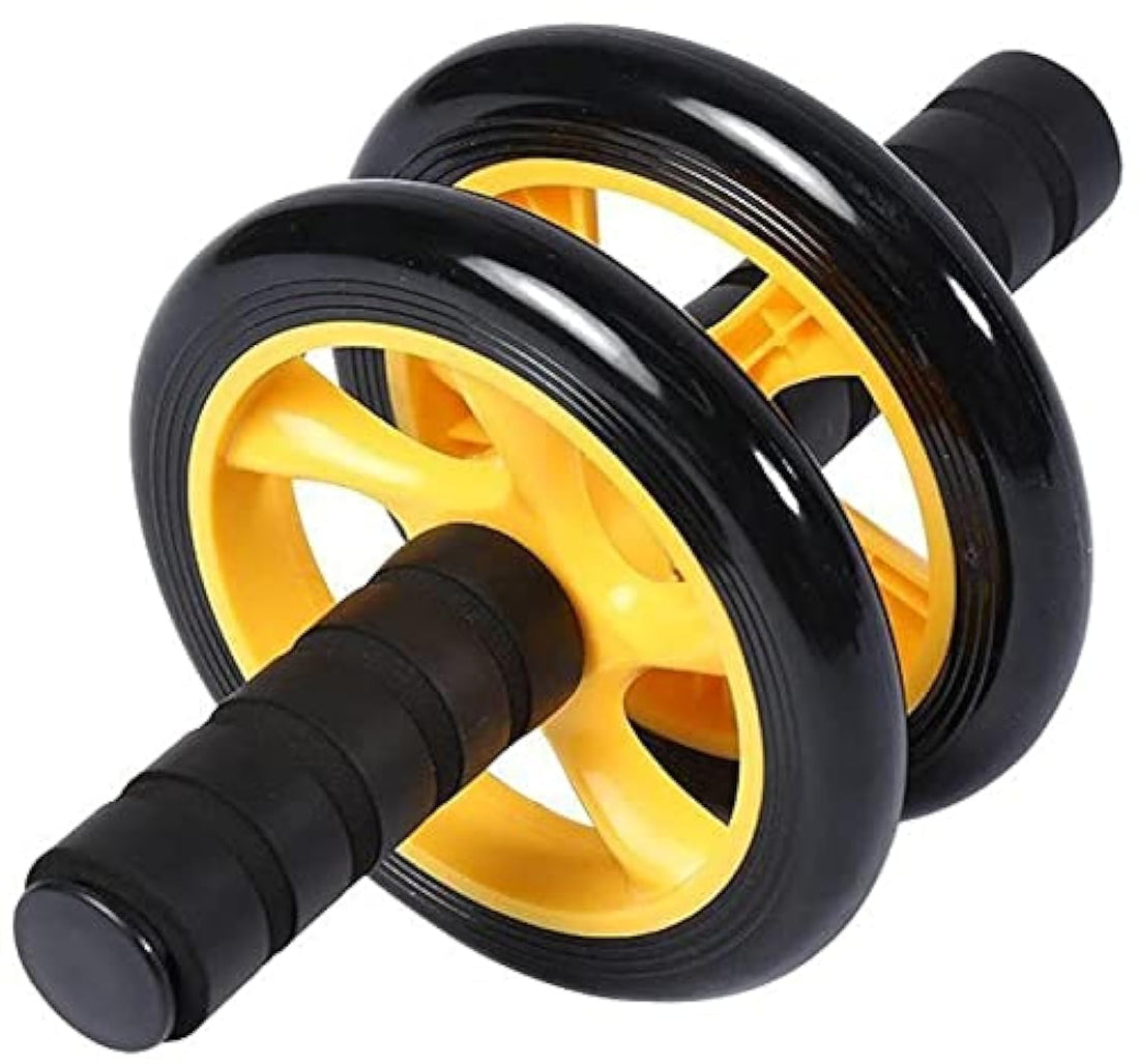 one year warranty_Ab Abdominal Exercise Roller With Extra Thick Knee Pad Mat - Body Fitness Strength Training Machine AB Wheel Gym Tool-JSYP1609885155