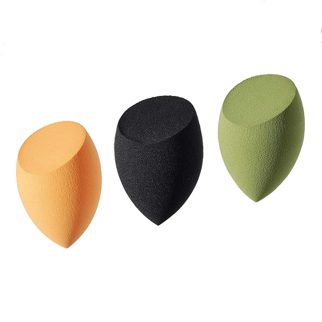 NC Beauty Blender, Foundation Blending Sponges Suitable For Powder 3Pcs/Set Multiple Colours Makeup Sponge,(Bevel-3 Multi-color)