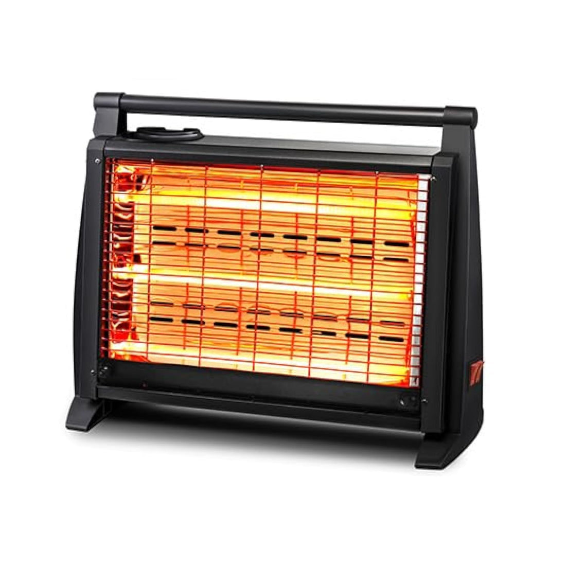 Kumtel 2835 Electric Heater 4 Candles 2000 Watt - Black Grey