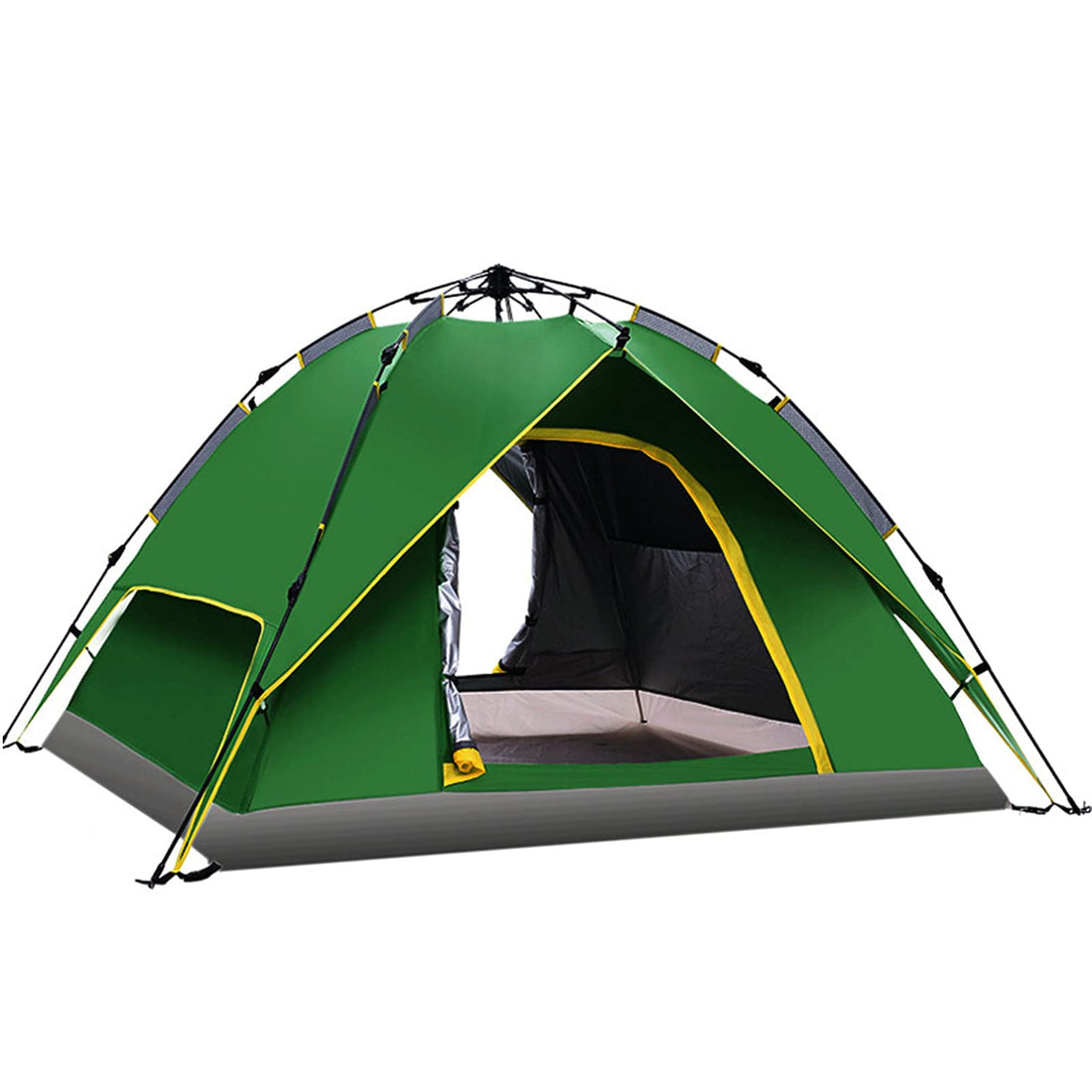 Waterproof Camping Tent for 1-2 Person Pop Up Person Beach Tent Easy Setup with UPF 50+ UV Protection Suitable for Beach Camping Hiking qujunji (Color : Green)