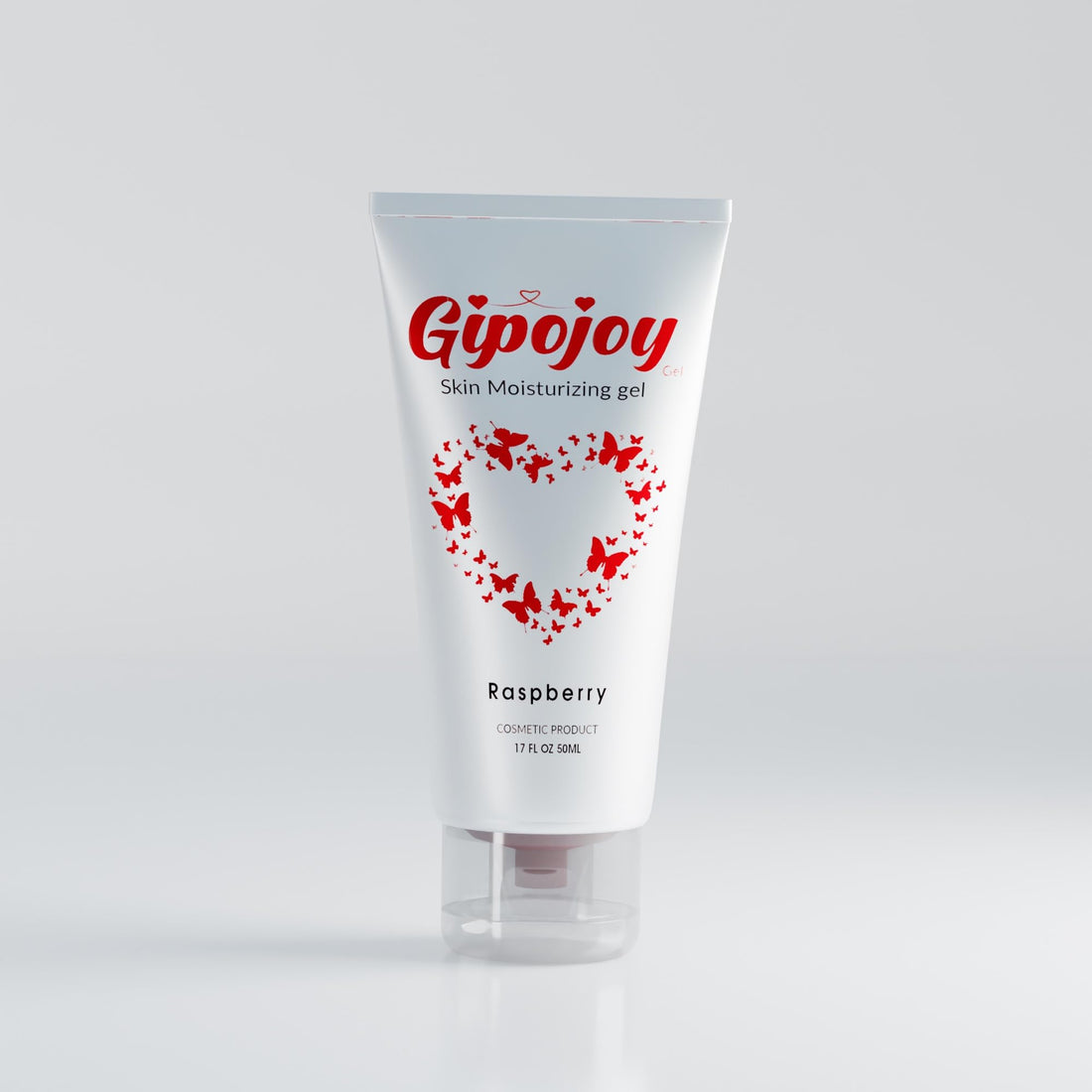 Gipojoy Personal Lubricant, Water-Based, Non-Sticky, pH-Balanced, Aloe & Chamomile, Condom Compatible, 50 mL (Raspberry)