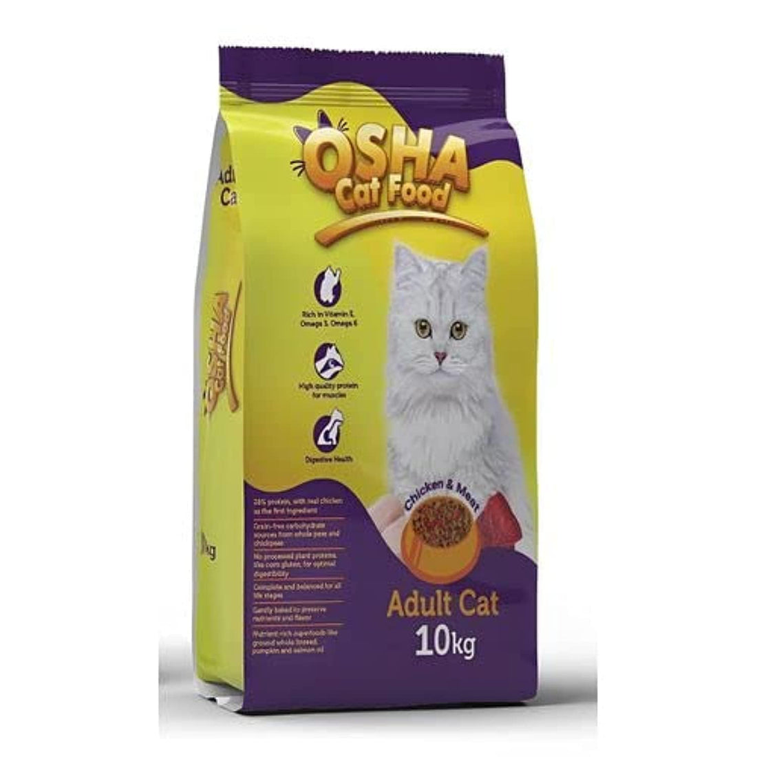OSHA Cat Food With Meat And Chicken - 10KG