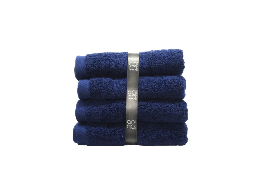 Complete set 6 Towles Navy Blue (2 90 * 150_ 2 50 * 100_ 2 30 * 50) (cotton 100%)