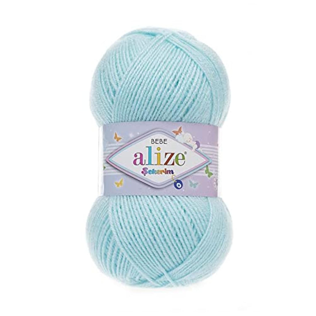 Alize SEKERIM BEBE Baby Blue 189 - Crochet and Knitting Yarn