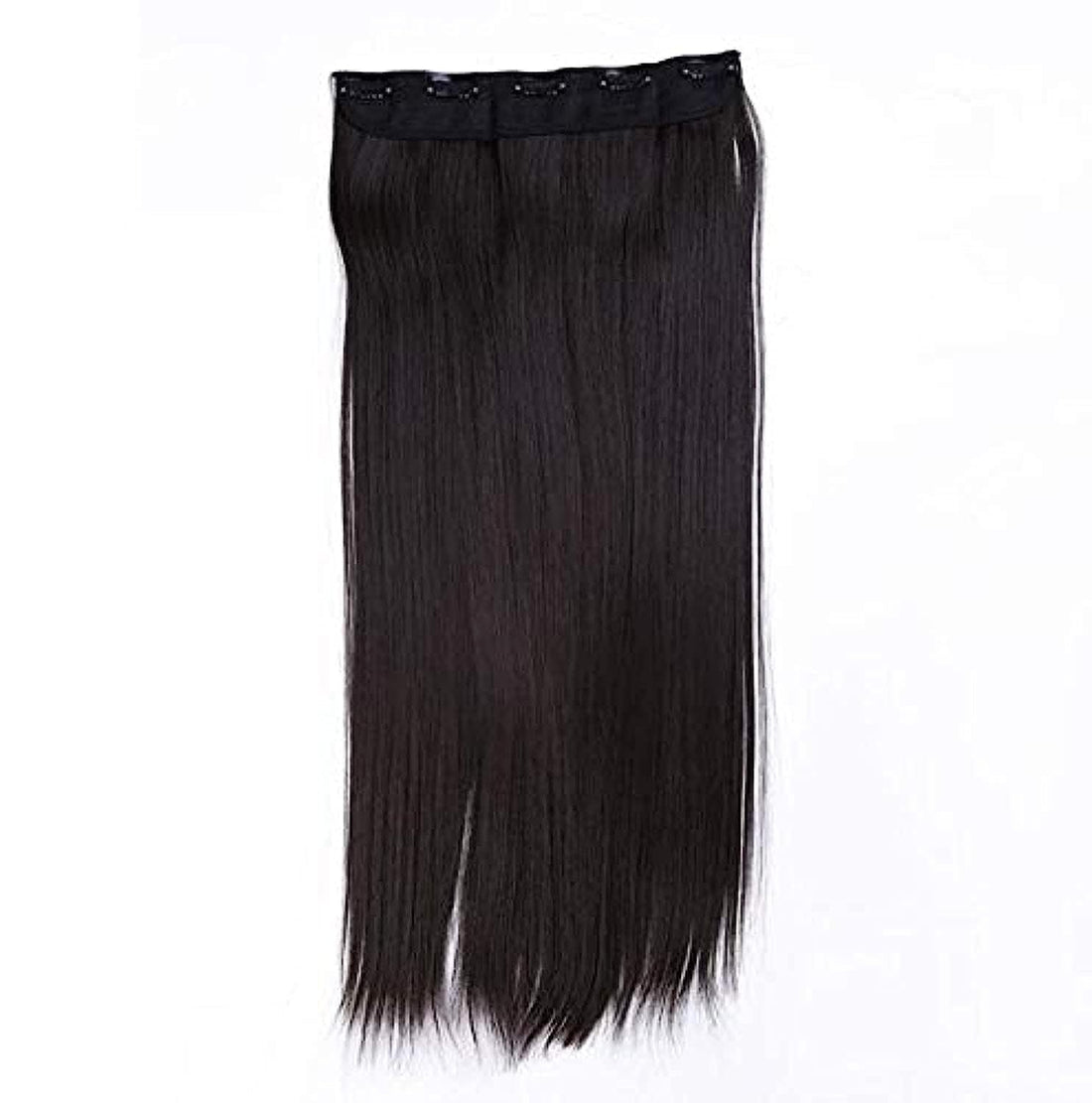 Women wig hair extension black