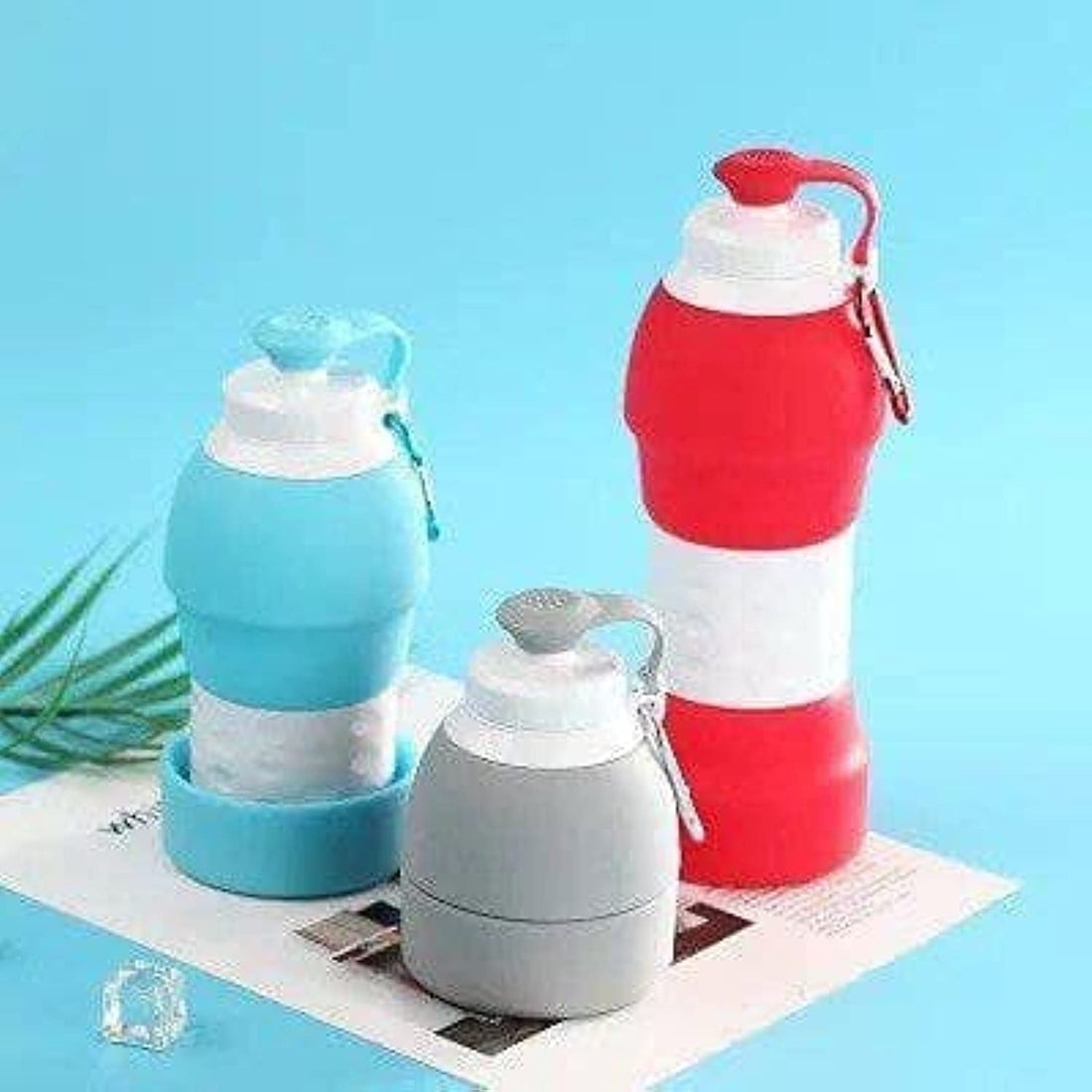 Silicone water bottle fedex/dhl fedex/dhl grow and go on