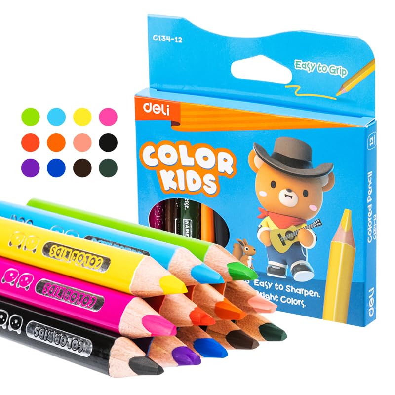 EC134-24#Colored Pencil #φ5*87mm Triangular barrel #ASST.