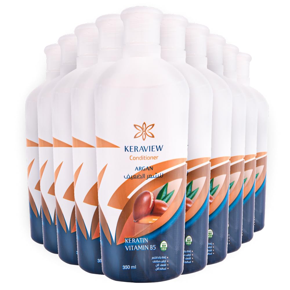 hair conditioner 12PCS 350ML with keratin and ARGAN OIL and Vitamin B5 Hydration Boost-deep Moisturizing- for daily hydration and long-lasting nourishment for Damaged hair care