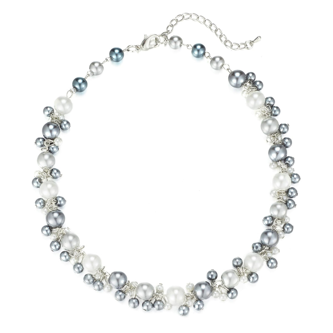Beaded Pearl Necklace - Elegant Pearl Choker Necklaces for Women Fashion Jewelry Birthday Gift for Mom