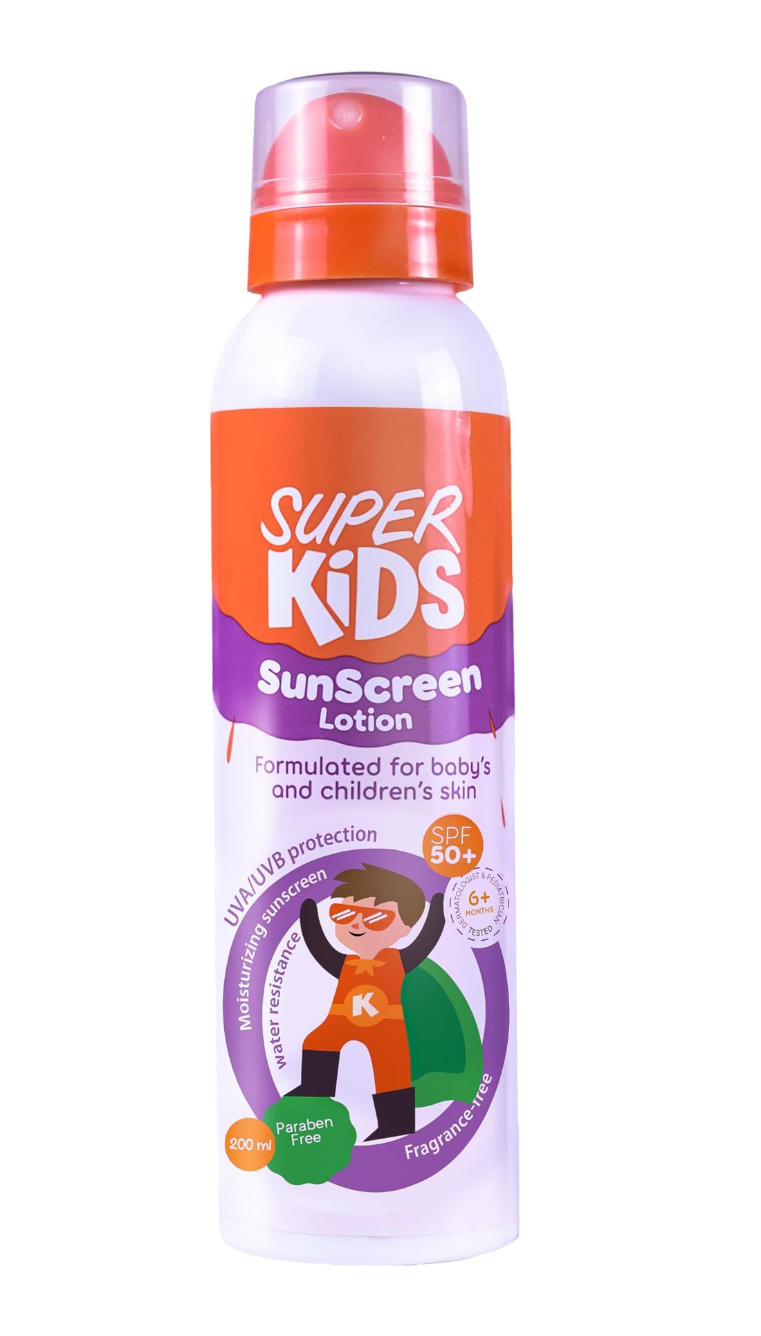 Superkids sunscreen lotion 200 ml