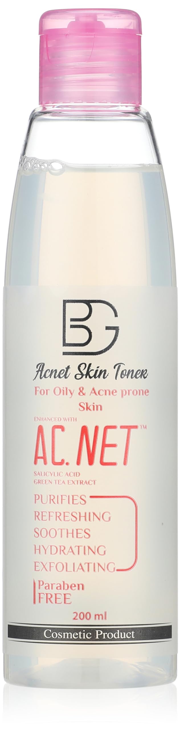 BG Skin Toner for oily and acne prone skin/Paraben free / 200ml