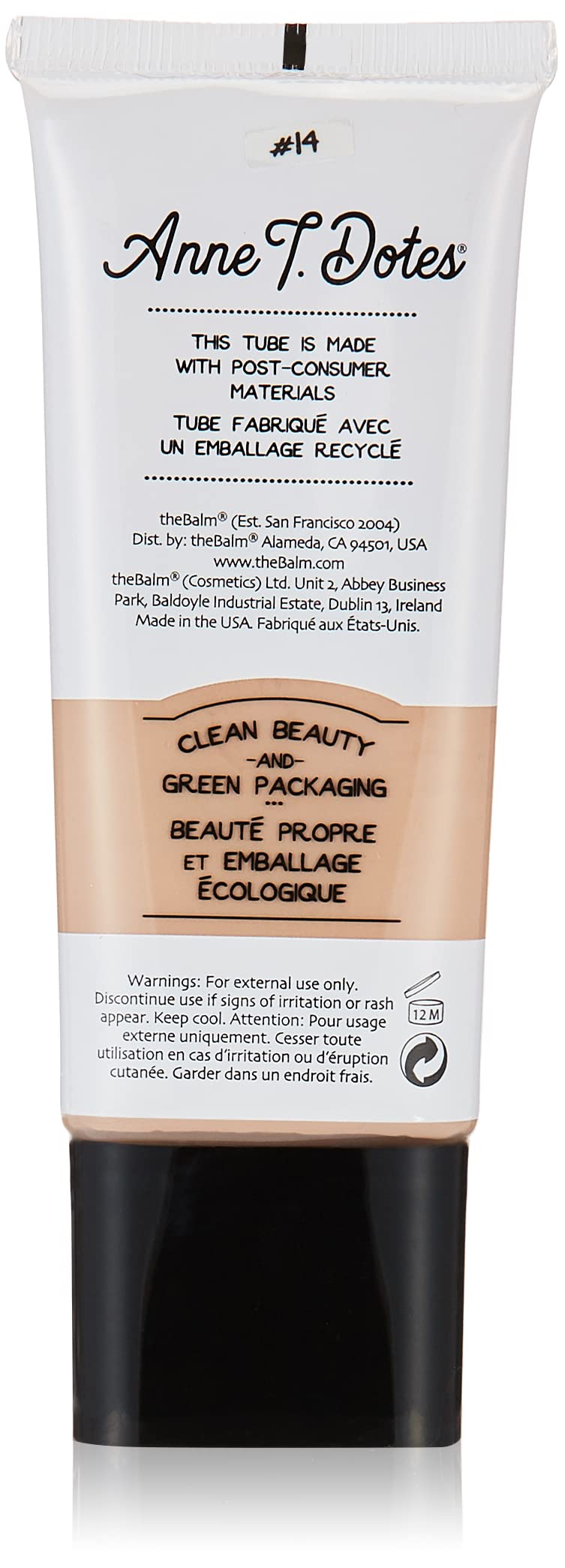 THE BALM ATD: tinted moisturizer #14 (Light)