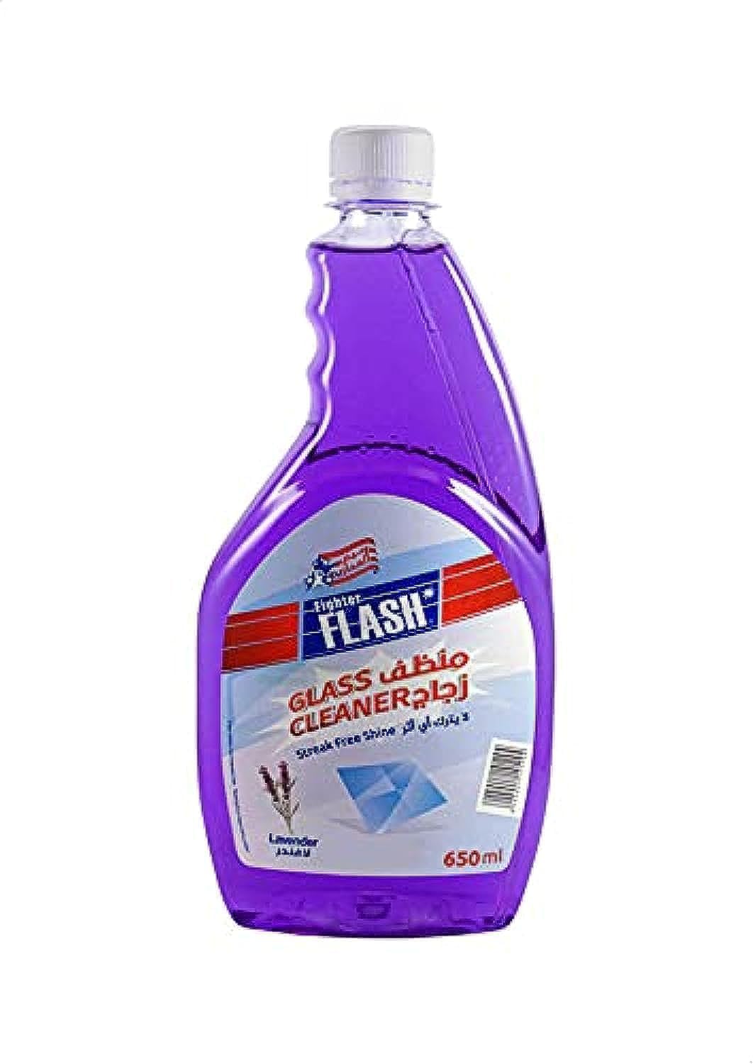 Fighter Flash Glass Cleaner with Lavender Scent - 650 ml